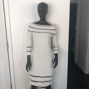 NWT Tadashi Shoji Ivory Bodycon Dress